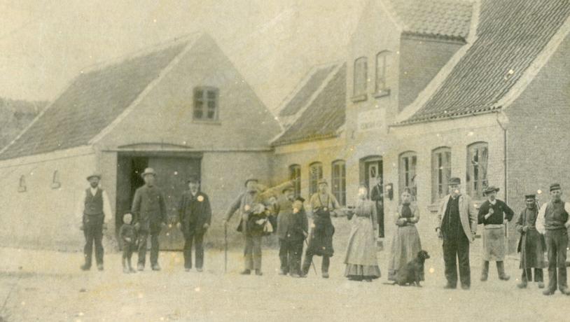 Øksendrup Kro år 1900