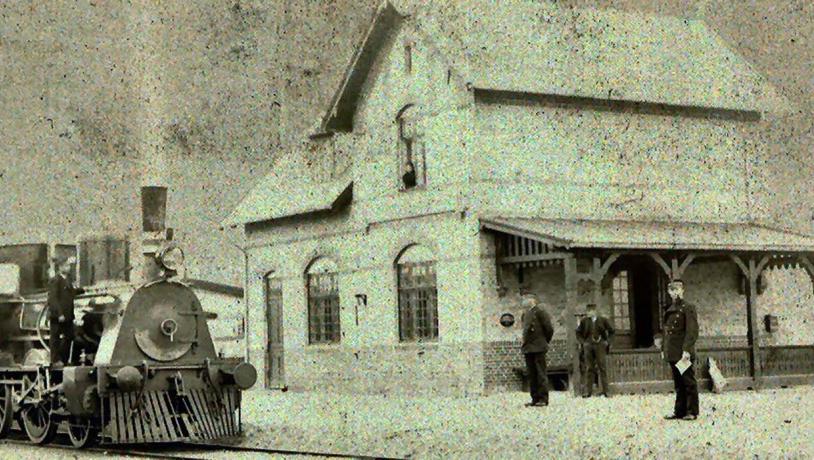 Rygaard station anno 1900
