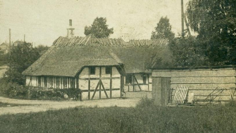 Almas hus som det så ud i starten af 1900-tallet