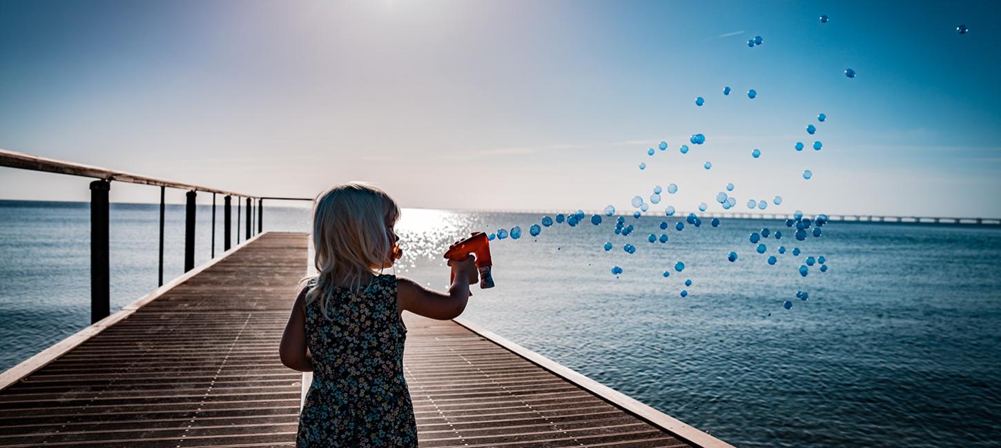 Nyborg Fyn Danmark Sommer Strand Badebro