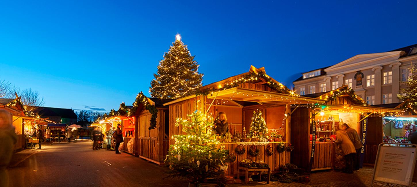 Nyborg Fyn Danmark Jul i den gamle Kongeby