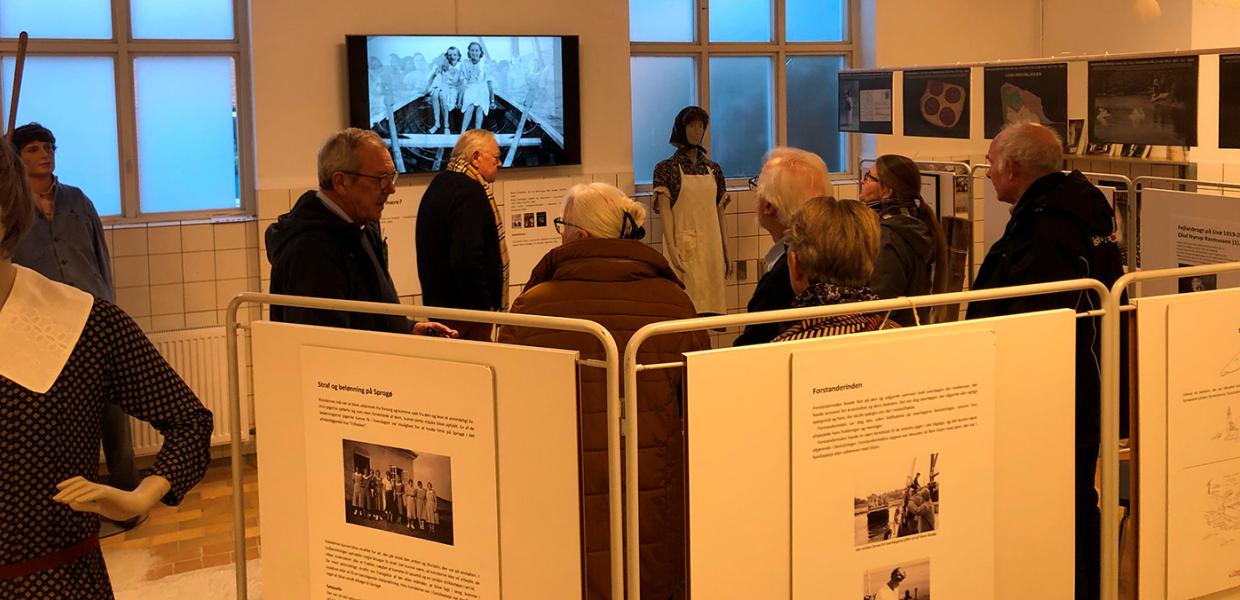 Sprogøudstillingen på Dansk Forsorgshistorisk Museum i Slagelse