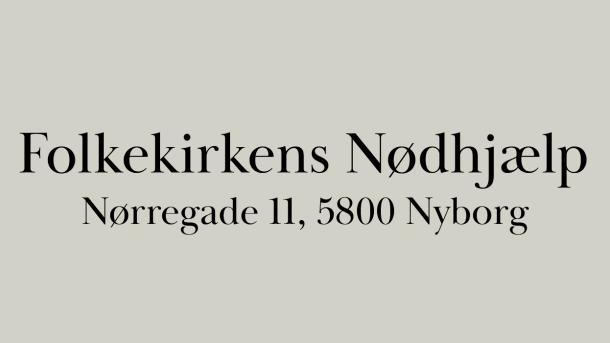 Nyborg Fyn Danmark Folkekirkens Nødhjælp