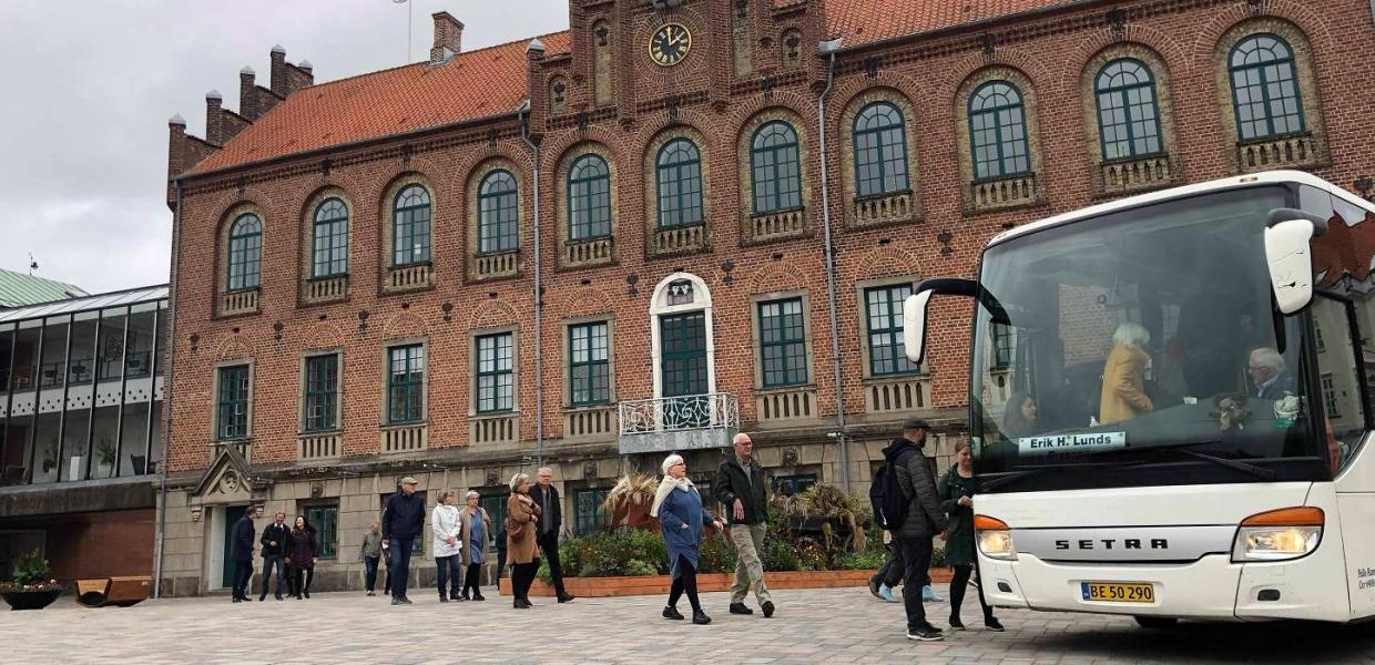 Velkomstbustur for tilflyttere til Nyborg