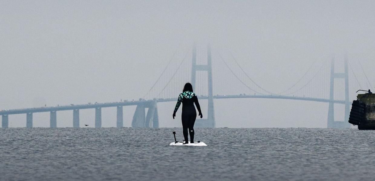 Tag til Storebælt med dit SUP og nyd vinterens ro