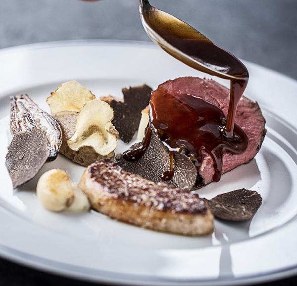 Nyborg Fyn Danmark Hotel Hesselet Restaurant Mad
