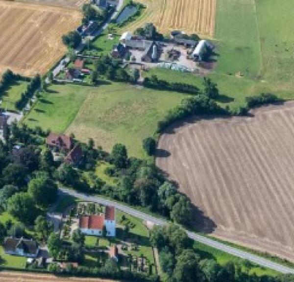 Luftfoto over Kullerup