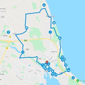 Cykelrute Regstrup og Hjulby Sø