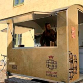 Kongens Fadebur foodtruck med historiske smagsprøver