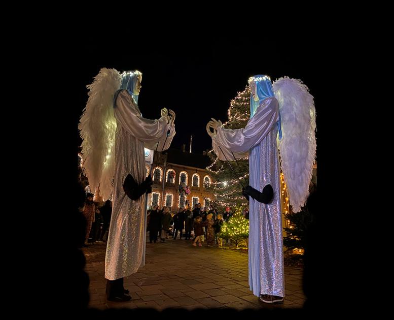 De magiske engle til Jul i den gamle Kongeby